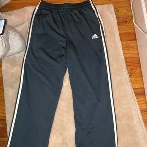 Adidas straight leg grey sweats